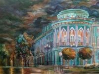 Гусева Софья_Архитектура Екатеринбурга лист2_акварель_ДШИ г. Карпинск_преп.Галичина Е.П.