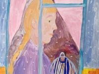 Хлыбова Маргарита_9 лет_У окна_гуашь_ДШИ г.Карпинск_преп.Телицына Н.Н.