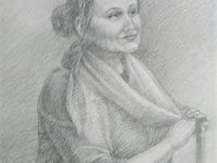 Романюга Диана_Портрет учителя_граф.карандаш_ДШИ г.Карпинск_преп.Галичина Е.П.