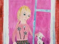Стрюкова Софья_9 лет_У окна_гуашь_ДШИ г.Карпинск_преп.Телицына Н.Н.