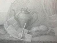 Терехова Мария_Натюрморт с чесноком и луком_граф.карандаш_ДШИ г.Карпинск_преп.Галичина Е.П.