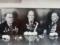 Воины УДТК 1983 год, первый слева Салазкин А.Н., второй Обухов В.М., третий Калинин П.П.