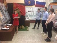 Чтение в зале воинской славы музея