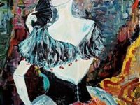Кононова Снежана_13 лет_Автопортрет в образе балерины. Ш.И.Шанидзе_ преп. Телицына О.В.
