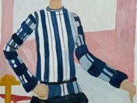 Орлова Настя_13 лет_Автопортрет в образе .Юный конструктор.А.А.Дейнека_гуашь_ преп. Телицына О.В.