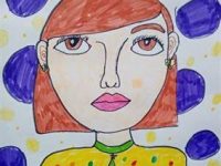 Соболева Ника_9 лет_Мама_фломастеры_преп. Галичина Е.П.