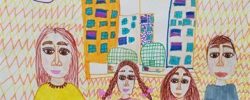 Кутузова Эмилия_9 лет_Моя семья_фломастеры_преп. Галичина Е.П.