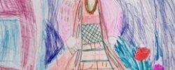 Репета Кристина_6 лет_Народный костюм_цветн.карандаши_преп. Галичина Е.П.