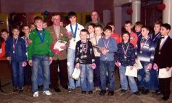 Клуб “Спутник” – чемпион области по хоккею с мячом в ГДК. Награждение 21.02.2007г