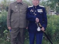 Начальник штаба Александр Васильев и войсковой старшина Алексей Александров
