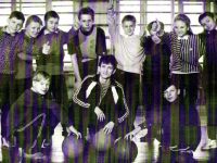 Сергей Поляков с воспитанниками, 1991 год