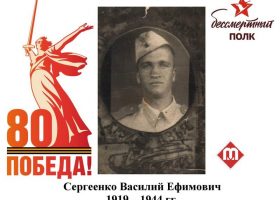 Сергеенко василий Ефимович